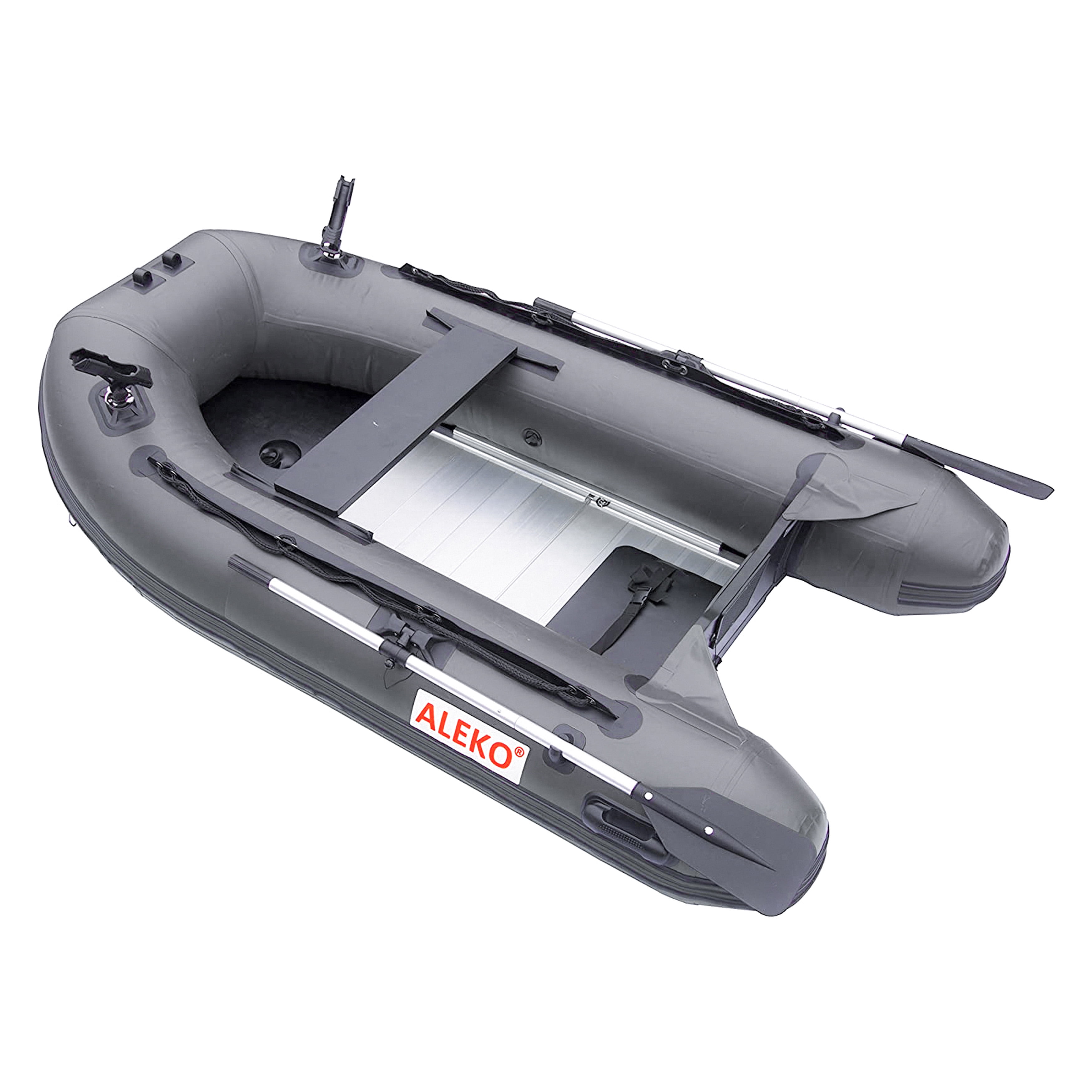 ALEKO BTF250G PRO Fishing Inflatable Boat with Aluminum Floor Front