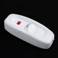 thumbnail image 3 of Compact White Plastic In-line Cord Light Lamp Switch, 3 of 7