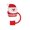 I, variant on Christmas Silicone Straw Covers - 10mm, Cute Cartoon Design, Dust-Proof/Splashproof, Reusable for Party Cups