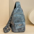 thumbnail image 2 of CAIXIA Purses For Women Crossbody Bag Mens Solid Color Large Capacity Zipper Messenger Crossbody Bag, Fashion Pattern Lightweight Practical Shoulder Purse, 2 of 9