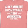 thumbnail image 4 of Inktastic Day Without Basketball Boys or Girls Toddler T-Shirt, 4 of 5