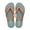 Grey/Orange, variant on Tinted Natural Rubber Comfort Flip Flops for Women - Grey/Brown