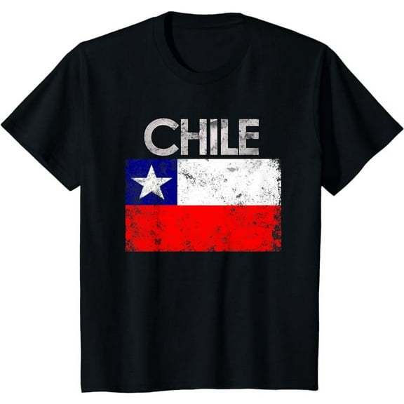 Vintage Chile Chilean Flag Pride Gift T-Shirt
