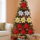 thumbnail image 5 of 1/5/10Pcs Christmas Flowers Glitter Artificial Poinsettia Xmas Tree Ornaments DIY Garlands Home Wedding Party Decorations Gifts, 5 of 5