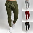 thumbnail image 3 of CENL Mens Slim Jogger Pants Tapered Athletic Jogging Running Gym Workout Sweatpants, 3 of 5