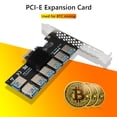 thumbnail image 1 of EUX1070 PCI-E 1x 1 a 7 Riser para BTC Mining PCI Express USB3.0 Multiplicador, 1 of 9