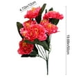 thumbnail image 2 of TACILIP Artificial Flowers, Artificial 7 Heads Glitter Peony Artificial Flower for Home Decoration, Gifts for Women, 2 of 6