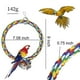 thumbnail image 2 of bird Swing, Cage Hanging Toys Cotton Rope Bite Resistance Perches Toy Parrot Toy Boredom Breaker for Budgie, Cockatiels,Small Parakeets (M 18cm), 2 of 4