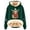 Dark Green, variant on Women Lined Highland Cow Hoodie with Plaid Scarf and Fuzzy Hem Drawstring Winter Warm Cozy Pullover Sweatshirt Top
