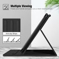 thumbnail image 4 of Case for Amazon Fire HD 10/Fire HD 10 Plus 11th Generation 2021 Multi-Angle Stand Cover with Pocket Auto Wake/Sleep, Only Compatible with 11th Generation 2021 Release, Black, 4 of 9