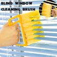 thumbnail image 3 of Window Blind Cleaner Duster Tool,Washable 7 Fingers Dusting Cleaner and Air Vent Cleaner,Shutter Cleaner Brush,Blinds Air Conditioner Keyboard Fan Duster Dirt Housekeeping Tool(Yellow1,6.3x5.31"), 3 of 8