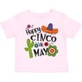 thumbnail image 3 of Inktastic Happy Cinco De Mayo Sombrero, Cactus, Flowers Boys or Girls Toddler T-Shirt, 3 of 5