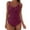 Wine, variant on Ramiter Plus Size Swimsuit Women's One Piece Swimsuit Striped Scoop Neck Back Beach Swimwear Bathing Suits S,AG
