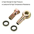 thumbnail image 4 of Unique Bargains Raccord de Tuyau Filetage Mâle 10mm Barb M10x1 Adaptateur en Acier au Carbone 3 Pack, 4 of 5