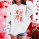 thumbnail image 5 of TaTaai Valentines Sweatshirt Women Gnomes Shirts Love Heart Sweater Crewneck Long Sleeve Pullover Tops Gift, 5 of 8