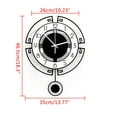 thumbnail image 5 of DENEST European Wall Clock Pendulum Clock Quartz Mute Hanging Watch Decor, 5 of 12