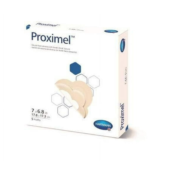 Hartmann 14600000 Proximel Silicone Foam Dressing with Border (Box of 5)
