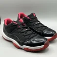 thumbnail image 2 of Ni - ke Ni - ke Air Jordan 11 Low Size 10.5 Black 528895-012 Basketball Shoes Sneakers, 2 of 5