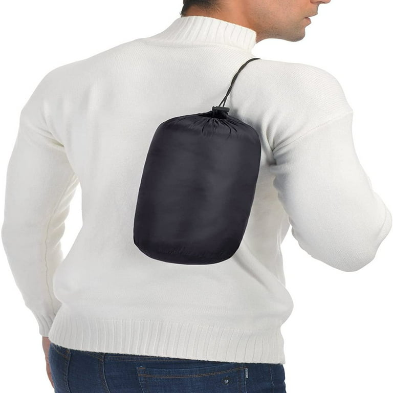 HLONK Men's Down Jacket Hooded Packable Down Puffer Jacket