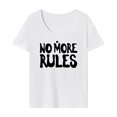 thumbnail image 1 of Camiseta para mujer, camisetas de verano, camisa elegante con cuello redondo para desplazamientos, regalo para mujer S, 1 of 7