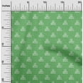 thumbnail image 2 of oneOone Cotton Poplin Twill Green Fabric Kids Alphabet Sewing Material Print Fabric By The Yard 56 Inch Wide, 2 of 4