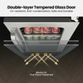 thumbnail image 2 of Whynter 15'' Beverage Refrigerator Cooler, 80 Cans Beverage Fridge, Built in or Freestanding Beverage Center with Stainless Steel Door, 2 of 8