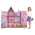 thumbnail image 3 of Calego Disney Princess 3-Story Pop-Up Castle Dollhouse Playset, 3 of 5