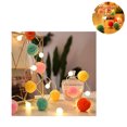 thumbnail image 3 of Guirnalda de luces con 30 LED, 3 m, bola pompón, decoración navideña, para dormitorio, fiesta Xemadio HFP-0457, 3 of 8