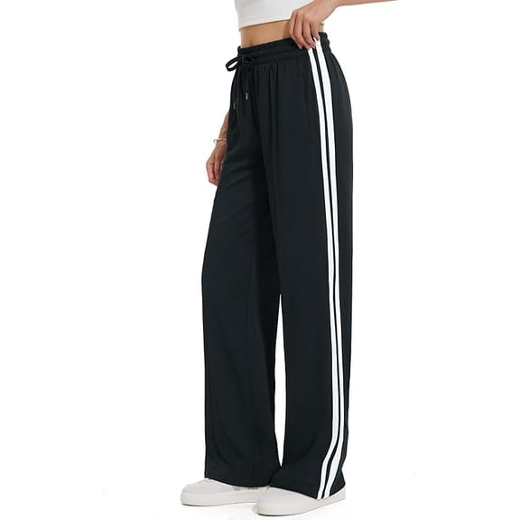 Tapata Women's 28/30/32/34 Inseam Track Pants Loose Straight Leg Jogging Sweatpants Warm-Up Sports Athletic Running