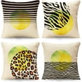 thumbnail image 1 of Thideape Mid Century Modern Throw Pillows 16x16 Set of 4 Simple Modern Decor Boho Throw Pillows Geometric Pattern Pillow Covers Couch Sofa, 1 of 5