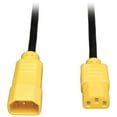 thumbnail image 3 of Eaton Tripp Lite Series Heavy-Duty PDU Power Cord, C13 to C14 - 15A, 250V, 14 AWG, 6 ft. (1.83 m), Yellow Plugs - Power cable - power IEC 60320 C13 to IEC 60320 C14 - AC 100-250 V - 1.8 m - molded - black, 3 of 4
