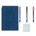 thumbnail image 2 of Bloc de borrado Gloria cuaderno Reutilizable A5 Azul oscuro, 2 of 9