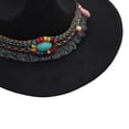 thumbnail image 4 of mgoYE Western Cowboy Hat for Kids Boys Girl Classic Roll Up Hat with Buckle Belt(Black,3-8 Years), 4 of 4