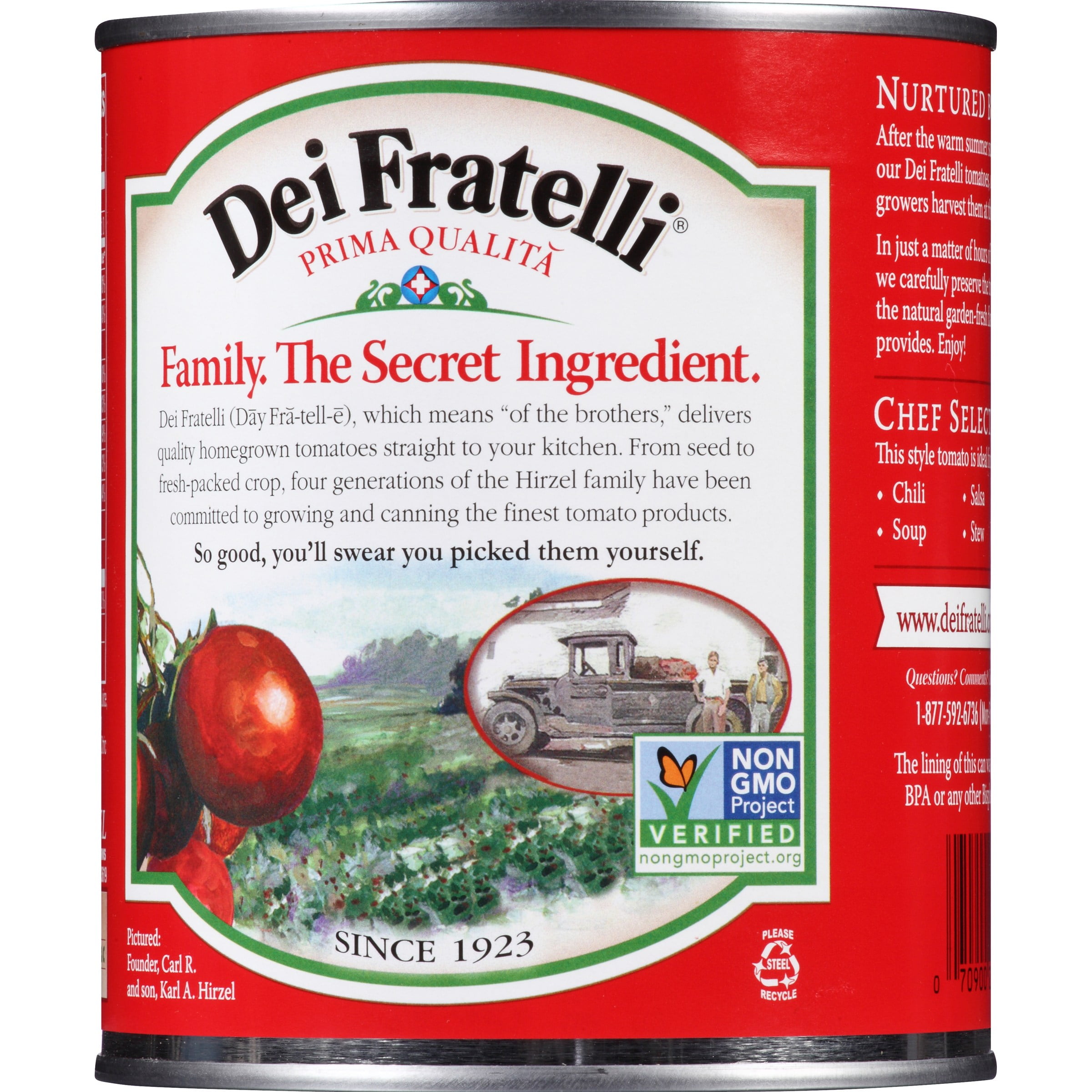 (6 pack) Hirzel Canning Dei Fratelli Tomatoes, 28 oz