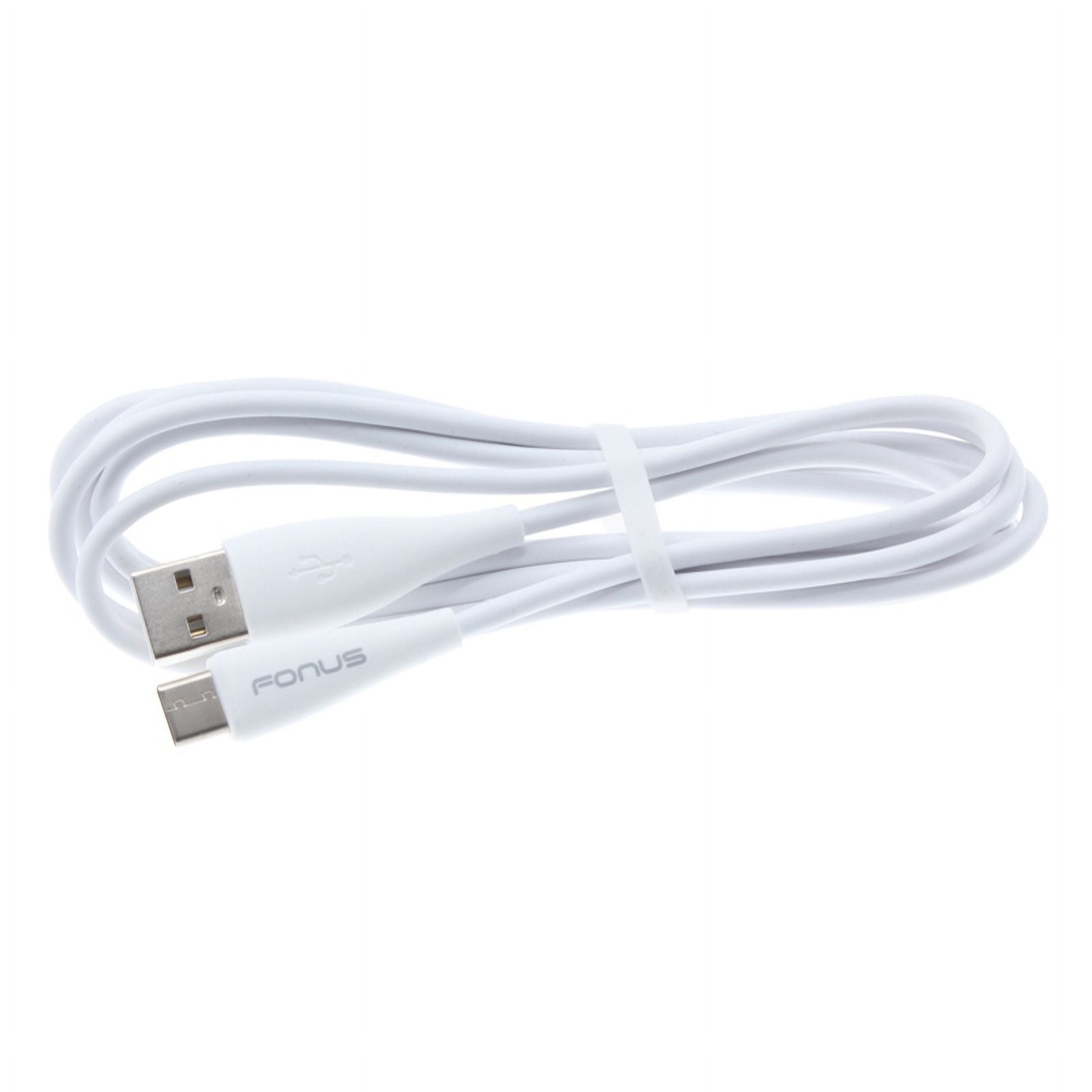 Type-C 10ft USB Cable w 2-Port USB Car Home Charger A9Q for LG G7 ThinQ, Stylo 4 - Motorola One, Moto Z4 Z3 Play Z2 Play Z Play Droid Force Droid X4 G7 Power Play G6 - Nokia 8, 7.1, 3.1 Plus