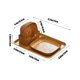thumbnail image 3 of Platos desechables con acabado de madera | Bandejas de cartón resistentes para postres, aperitivos y cenas familiares, 3 of 6
