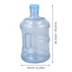 thumbnail image 5 of 1Pc Mango resistente al calor PC Cubo de agua purificada 3L Cubo de almacenamiento de agua de plástico para la oficina en casa (Azul), 5 of 8
