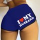 thumbnail image 2 of Pantalones Cortos para Mujeres de Cintura Alta Moda Casual Pantalones Cortos Sueltos Impresos Sexy, Cintura Elástica Cuerpos Pantalones Cortos de las Señoras, Vestir de Verano de Poliéster, 2 of 8