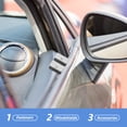 thumbnail image 3 of Miangastore Car Maintenance Preventing Rain and Debris Clips Silver 10Pcs 0.8x0.6x0.4in, 3 of 8