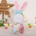 thumbnail image 3 of Easter Gnomes With Egg Decorations, 1PC Plush Easter Bunny Handmade Swedish Tomte Elf Stuffed Doll Rabbit Gifts Cute Easter Faceless Dwarf Bunny Household Ornaments Home Decor, 3 of 9