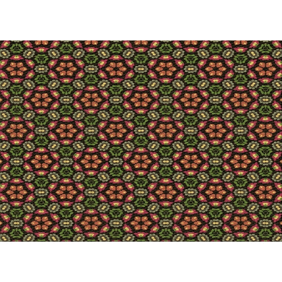 Ahgly Company Indoor Rectangle Patterned Dark Scarlet Red Area Rugs, 2' x 3'