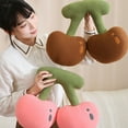 thumbnail image 6 of Charm Cherrys Pillow Plush Wool Blend Accent Cushion for Sofa Bedding Coquettes Home Decoration, 6 of 9