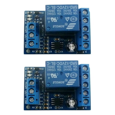 

2X 2 in 1 Pump pour Water Automatic Controller DC12V Liquid Level Sensor Switch Relay Module