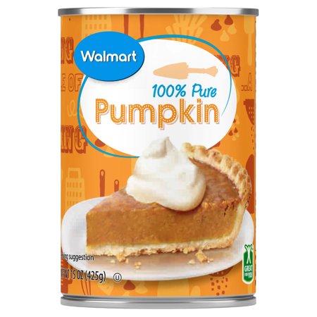 100% Pure Canned Whole Pumpkin Mix All Natural No Preservatives, 15 oz