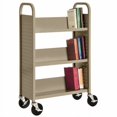 thumbnail image 6 of 28 in. W x 14 in. D x 46 in. H Single Sided 3 Sloped Shelf Welded Bookcase in Charcoal, 6 of 7
