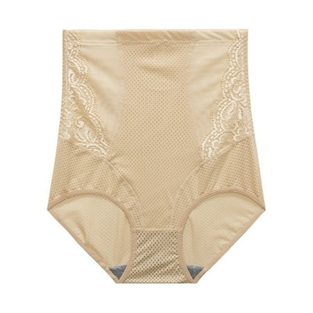 

Ladies Breathable High-Waist Abdomen Shaping Panties Hip Lifting Body Shaping Without Trace Beauty Thin Section Underwear Skin XL