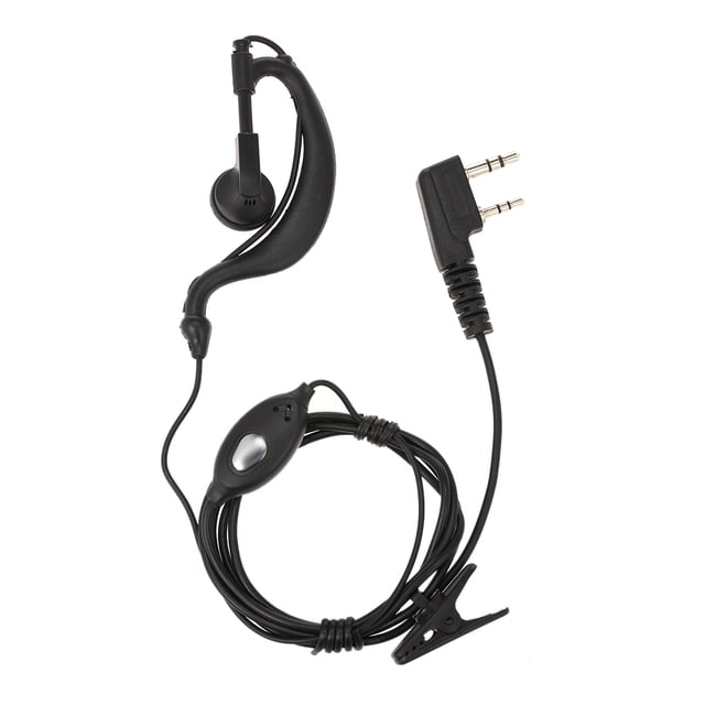 Auricular de radio Auricular con auricular Walkie Talkie con micrófono PTT para Kenwood para radio de dos vías Retevis Retevis de BAOFENG UV-5R Irfora Auricular de radio