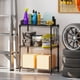 thumbnail image 4 of GETHFSA 2PCS Metal Storage Shelving Unit, 3-Tier Heavy Duty Storage Organizer with V-Shaped Wire Racks, Adjustable Shelves, 450 LBS Capacity, Black, 4 of 9