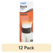 (12 pack) Equate Adjustable Copper Infused Back Support Brace, Unisex, One Size