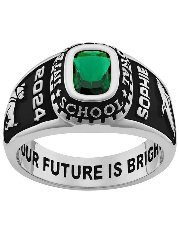 Order Now for Graduation, Freestyle Women's Celebrium Classic Class Ring, Personalized, High School or College